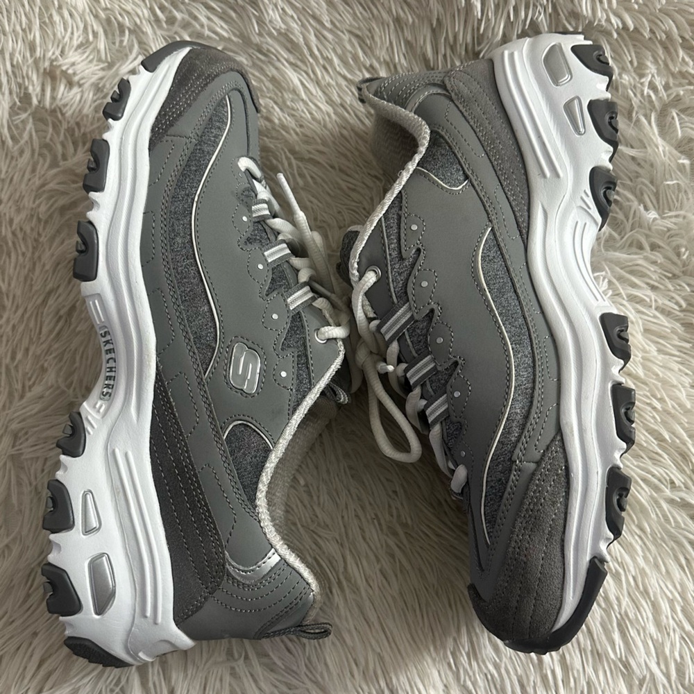 Skechers Women's Sport D'Lites ‘Me Time’ Lace-up Athletic Sneaker Size 11 - Picture 8 of 12